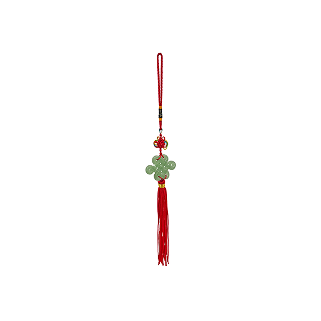 JADE MYSTIC KNOT PENDANT - Image 2