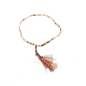 MALA BEADS WITH DORJE AND BELL (MIXED CRYSTALS )