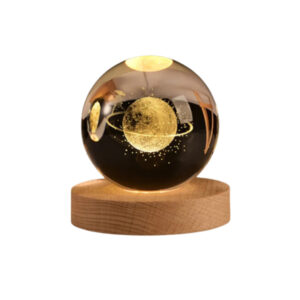 CRYSTAL GLOBE ON STAND
