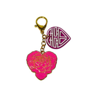 DOUBLE HAPPINESS LOVE KEYCHAIN