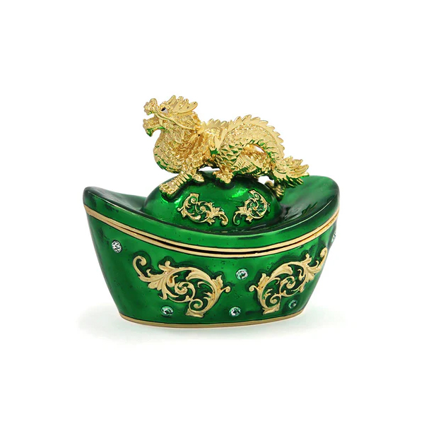 DRAGON ON INGOT (GREEN)